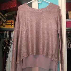 Rose gold sweater